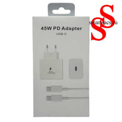 Сетевое зарядное устройство 45W PD ADAPTER (Type-C to Type-C)